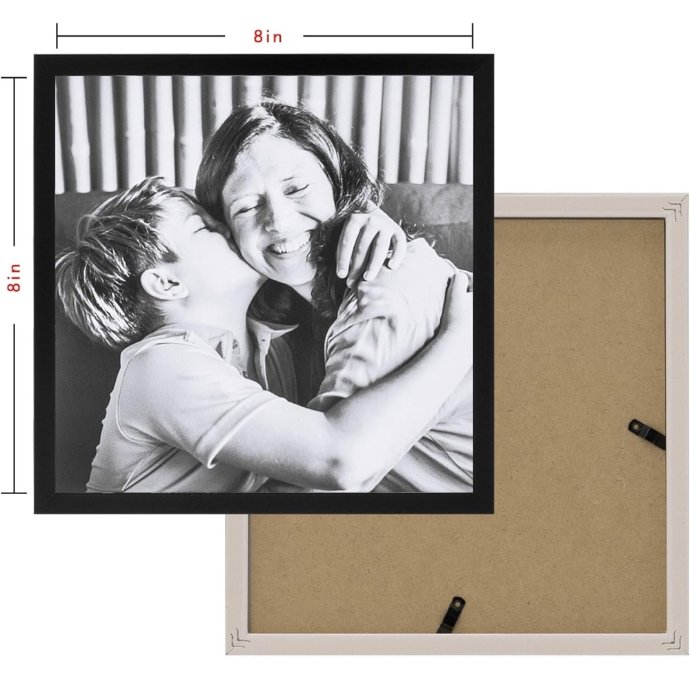 Set of 3 8x8 Black Wall Mount Frames - NWT